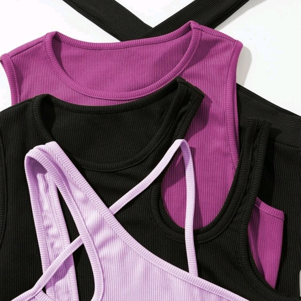 DONATED!!!!!    4pcs Asymmetrical Neck Cut Out Bodysuit